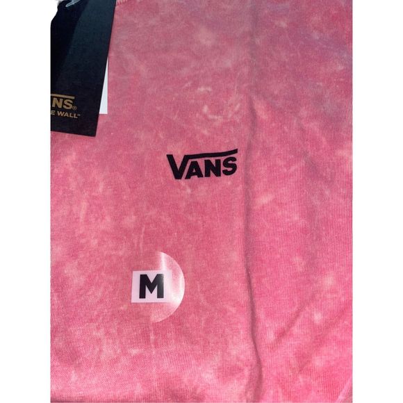 New Vans Junior V Wash Front Tie Tee M - Picture 2 of 13